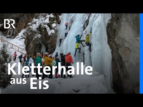 Eisklettern: Von der Taschachschlucht ins wilde Eis | Bergauf-Bergab | BR