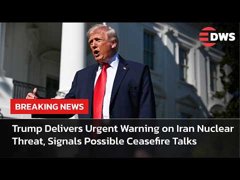 WATCH: Trump Delivers Urgent Warning on Iran Nuclear Threat, Signals Possible Ceasefire Talks | AC15