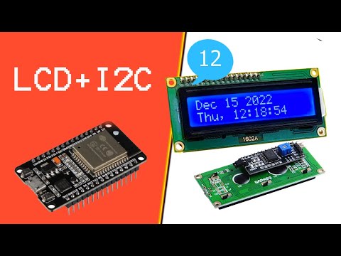 ESP32 Project - Digital Clock with LCD Display At Home