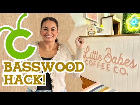 CRICUT BASSWOOD HACK: Cut Oversized Wooden Names With Cricut!