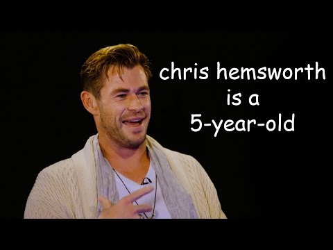 chris hemsworth is a 5-year-old