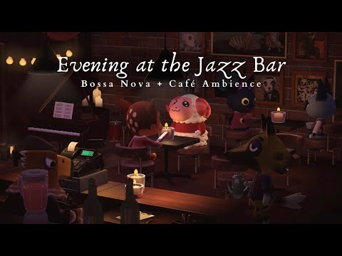 Evening at the Jazz Bar 🎹 Bossa Nova Jazz Music 1 Hour No Mid Ad + Chatter | Study Music | Work Aid🎧