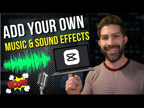 How to Add Background Music and Sound Effects to for CapCut PC | CapCut Desktop Tutorial 2023