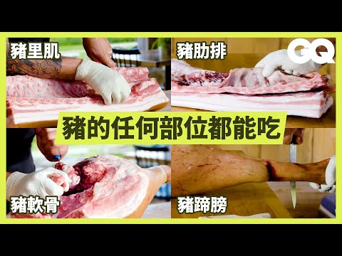 豬肉每個部位都能用!超詳細肉類解剖又來滿足深夜視覺饗宴 How to Butcher an Entire Pig Every Cut of Pork Explained|科普長知識|GQ Taiwan