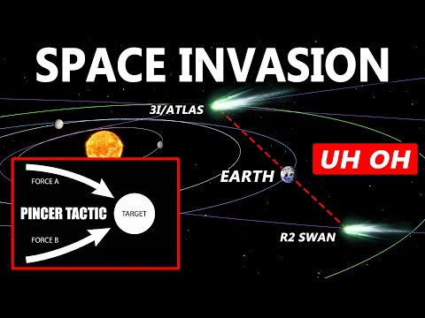 Comet R2 SWAN Has Grown a Sunward Tail like 3I/ATLAS (!) as Both Now Strategically Surround Earth 👾