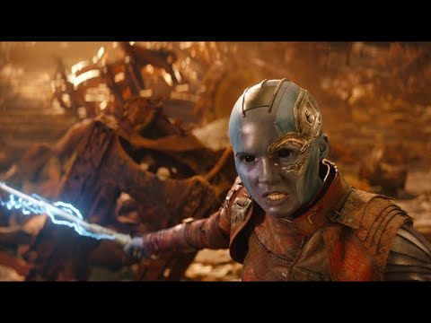 Nebula - Fight scenes and powers from the MCU