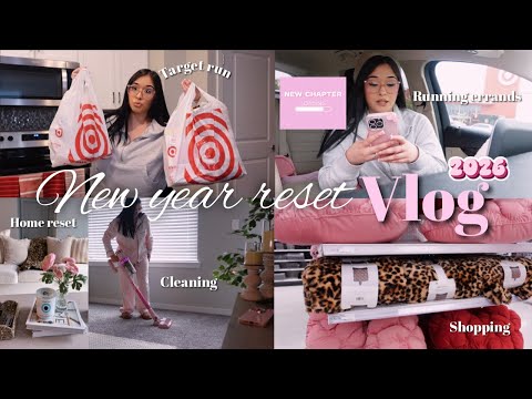 NEW YEAR RESET FOR 2026 | running errands, apartment reset, cleaning, home haul, & shopping 