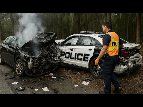 Las persecuciones policiales más brutales a alta velocidad captadas por cámaras de salpicadero #17