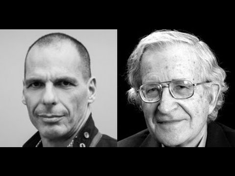 Yanis Varoufakis with Professor Noam Chomsky at NYPL, April 16, 2016 | DiEM25