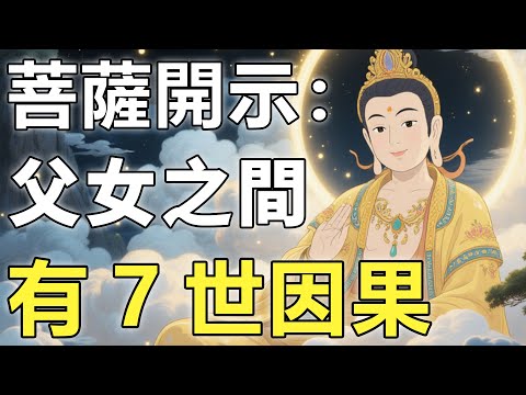 父女間前世有何糾葛？菩薩的一句話，道盡了七世因果！【因果|輪回|父女關繫】
