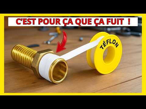 92% of DIYers use Teflon tape wrong — here’s why it leaks  !