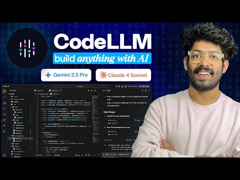 CodeLLM AI Editor: Build Anything With AI (Claude 4 Sonnet & Gemini 2.5 Pro)