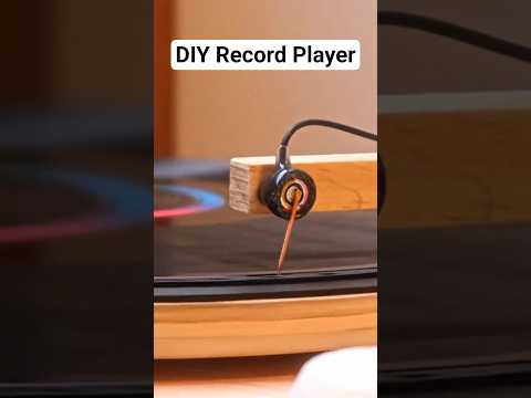 This DIY Turntable Shouldn't Work But It Does #diy #shorts #recordplayer