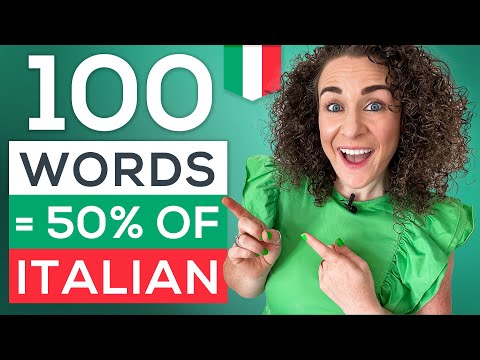 100 MOST Common Italian Words with Pronunciation (Italian for Beginners) + FREE PDF 📚
