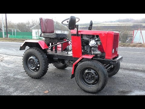 Самодельный МИНИТРАКТОР за 35 ДНЕЙ!!! Минитракторы "Народных Умельцев" Часть 8.