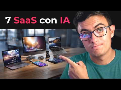 Así creé 7 Apps SaaS con IA en 40 minutos ⏱️ (sin programar)