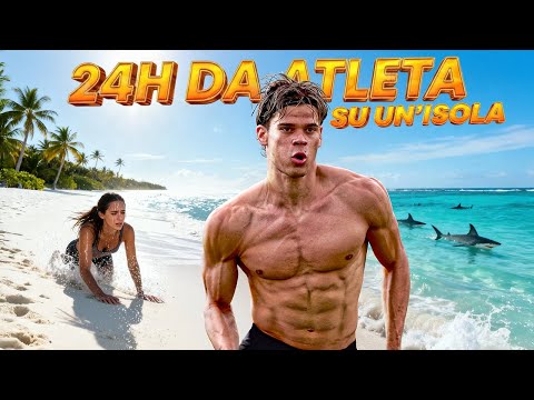 24H DA ATLETA SU UN’ISOLA 🏝️*snorkeling notturno con squali* 🦈