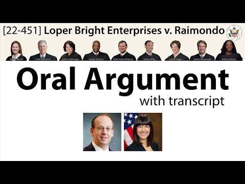 Oral Argument: Loper Bright Enterprises v. Raimondo