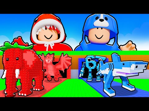 RED vs BLUE In Steal A Brainrot!