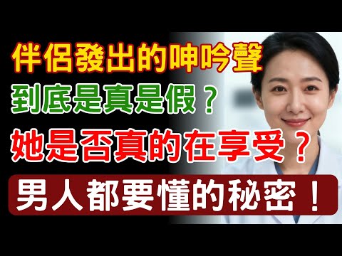 伴侶發出的呻吟聲，到底是真是假？她是否真的在享受？聽懂這4種聲音變化，立刻知道她是不是「裝」的。