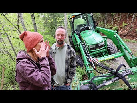 NEAR DISASTER | I Almost Rolled Our Tractor Off A Mountain...