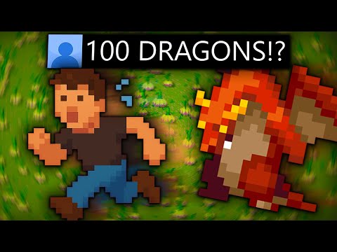Can 10,000 People Survive 100 Dragons? (WorldBox)