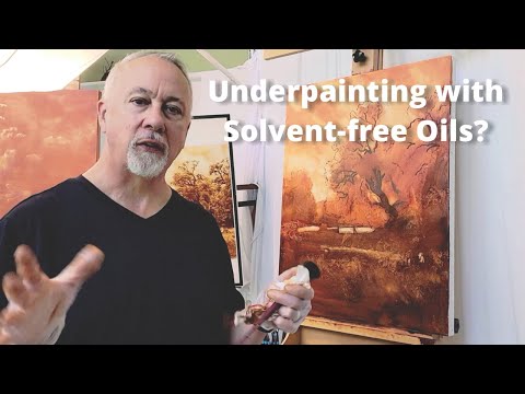Can you do an imprimatura with Water Mixable Oils? Let's find out! [DEMO]