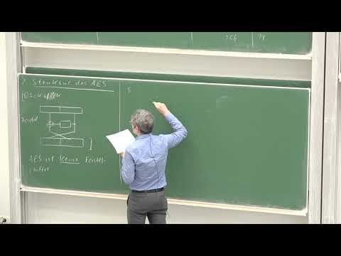 Vorlesung 8: Die AES-Verschlüsselung von Christof Paar