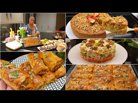 الجديد قيديهم لرمضان 🌙مملحة الطون بعجينة لمسمن 👍كيك خفيف بشكل جديد ومميز 👌سلطة بشكل جديد واقتصادي 💯💯