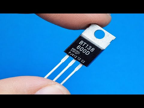 110–220V AC TRIAC Flasher! | No Relay, No Transformer