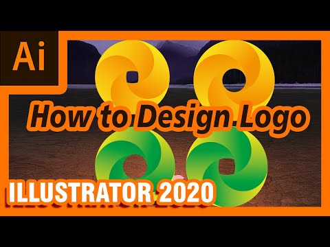 How to Design Logo With Adobe illustrator 2020 Khmer