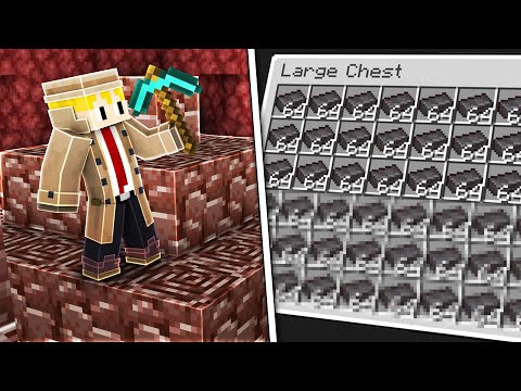Ich habe 10 STUNDEN lang NETHERITE in Minecraft gefarmt (Teil 2)