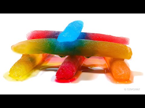 Popsicle Ice Cream Tower Melting