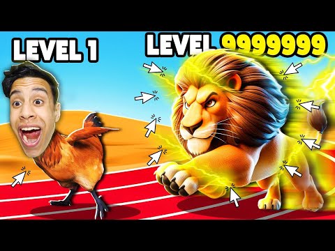 الركض حتى تتطور إلى أسرع حيوان في roblox !! (سباق الحيوانات)🔥🐓