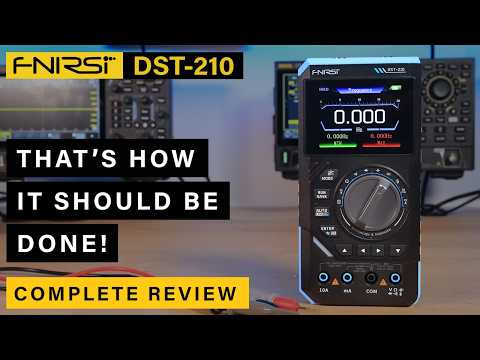 [BRAND NEW] FNIRSI DST-210 ⭐ 3-in-1 ⭐Scope + Multimeter  + Signal Generator