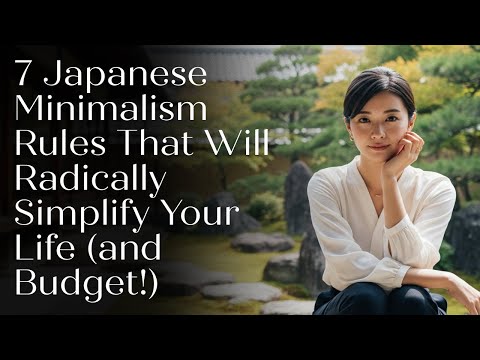 7 Japanese Minimalism Rules That Save You $5000/Year!
