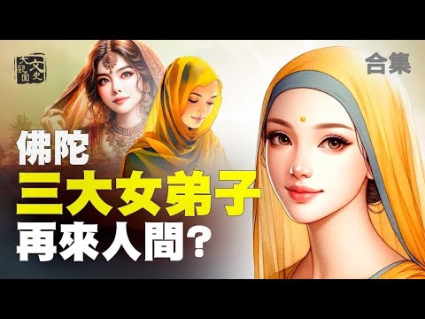 合集-王妃、大迦葉的妻子、名妓、如何成為釋迦牟尼的三大女弟子|修煉故事|文史大觀園