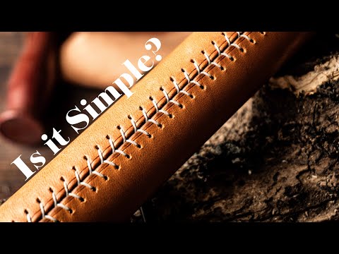 Wrap Your Tool Handles in LEATHER with Baseball Stitch Like a Pro!