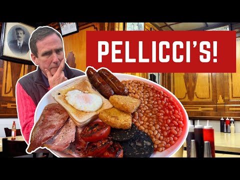 Reviewing PELLICCI'S HUGE BREAKFAST - THE BEST CAFE IN LONDON!
