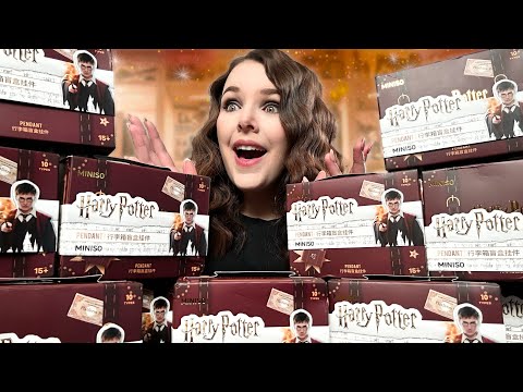 I BOUGHT 15 HARRY POTTER HOGWARTS TRUNK MYSTERY BOXES ⚡️ Miniso
