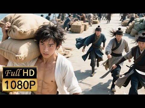 【最新功夫电影】碼頭力工竟是功夫大師，隨手一掌畢生所學掩飾不了，從码头搬運工成為武館創始人！💥 |#kungfu #cdrama #zhaoliying