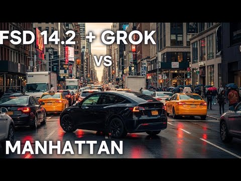 Can FSD 14.2.1.25 + Grok Navigate Manhattan?