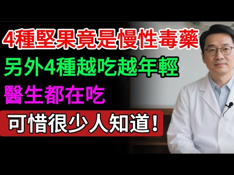 90%的人吃錯了！ 4種堅果竟是“炎症催化劑” ， 4種才是“心臟衛士”！ 立即排雷！#健康知识#老年健康#健康养生#醫師健康日記