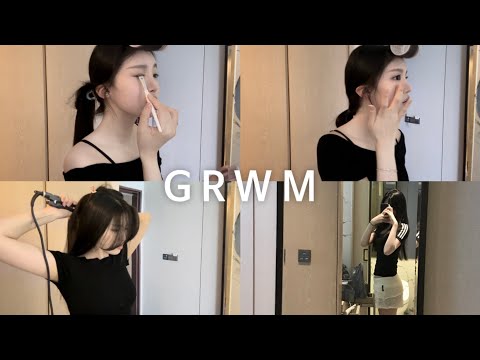 grwm 🧖🏻‍♀️ | 세안부터 머리까지 같이 준비해요