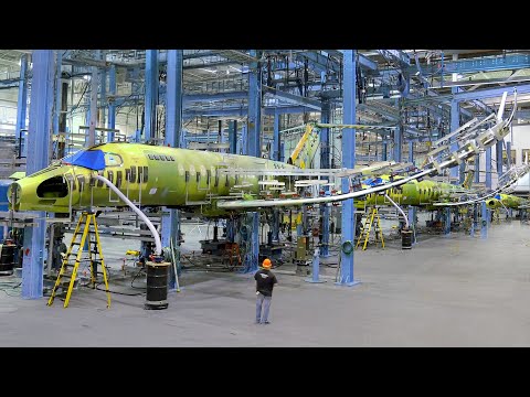 How Expensive Private Jets are Built From Scratch Inside Modern Factories