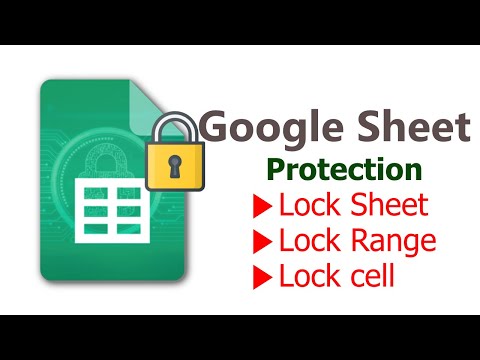 How to protect google sheet | 𝐋𝐨𝐜𝐤 𝐜𝐞𝐥𝐥𝐬 𝐢𝐧 𝐠𝐨𝐨𝐠𝐥𝐞 𝐬𝐡𝐞𝐞𝐭 | password protect google sheets tutorial