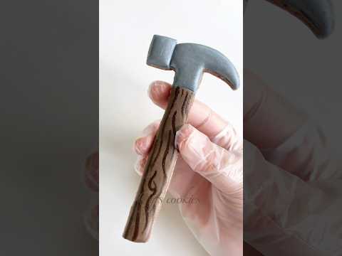 🔨Easy Father’s Day cookie decorating #cookiedecorating #royalicing #fathersday #satisfying