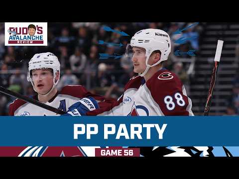 Marty "Power Play Party" Necas | Avalanche Review Game 56