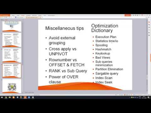 SQL performance tuning and query optimization using execution plan