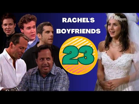 All of Rachel Green's boyfriends. Dates and Boyfriends from Friends